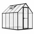 Gewächshaus Aluminium gehärtetes Glas