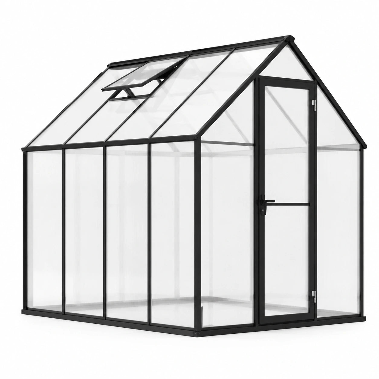 Gewächshaus Aluminium gehärtetes Glas